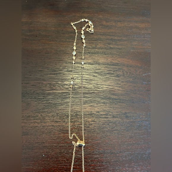 Kendra Scott long necklace - rose color gold - Picture 2 of 3